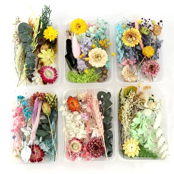 1 Karp Juhuslik Reaalne Kuivatatud Lill, Kuivad Taimed, Aroomiteraapia Küünla Epoksüvaik Ripats Kaelakee Ehted Tegemine Käsitöö DIY