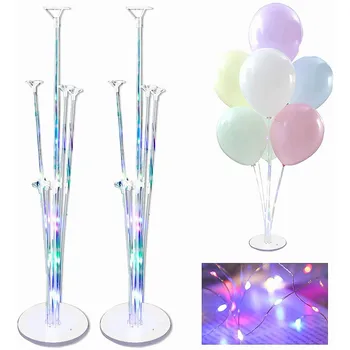 2 TK Lampe, LED Õhupalli Omanik Seista Õhupalli Veerus Baby Shower For Kids Sünnipäeva Pulmad, Kodu, Kaunistused Tarvikud