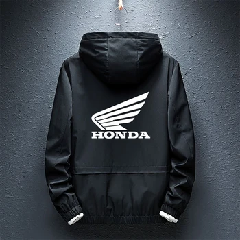 2020. aasta Sügisel Mehe Uus Honda Auto Logo Mood Jakid Tõmblukk Hupparit Liimida Windbreaker veekindel Mantlid Vabaaja Tops
