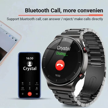 2021 Smart Watch Meeste Kellad Südame Löögisageduse Monitor Bluetooth Kõne TWS Peakomplekt Muusika Sport Smartwatch Samsung Huawei Xiaomi IOS