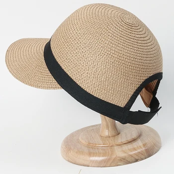 2021 Suvel Naiste Värviga Straw Hat Ratsaspordi Lindi Müts Mood Päike Mütsid Väljas Vabaaja Baseball Cap Päikesekaitsetoodete Reguleeritav