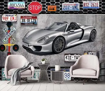 2021 Uus Kohandatud auto stereoskoopiline Seinamaaling Tapeet TV Taust magamistoas seina kaunistused elutuba