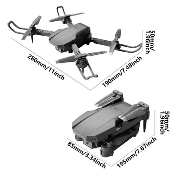 2021 Uus L703 Undamine 4k HD Dual Camera Visuaalne Positsioneerimine 1080P WiFi FPV Undamine Kokkupandav Quadcopter RC-dron Kids Mänguasi Kingitus