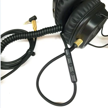 3,5 mm pikendusjuhe Asendamine Kõrvaklapid Kaabel Mikrofon ja Helitugevuse jaoks Marshall Major II Jälgida KESKEL