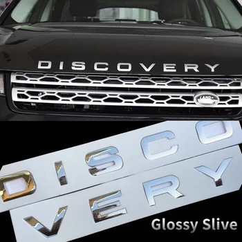 3D-Kiri DISCOVERY Auto Taga Ees Märk Decal Logo Kleebise jaoks Land Rover Ees Kapuutsi Taga Pagasiruumi