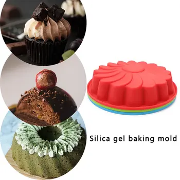 3D Silikoon Kook Hallituse DIY Scone Pannid, Küpsetamine, Saia-Tools Kook Vormi Ahjus Leiba Bakeware Jelly Cupcake Hallituse Küpsetamine Tarvikud