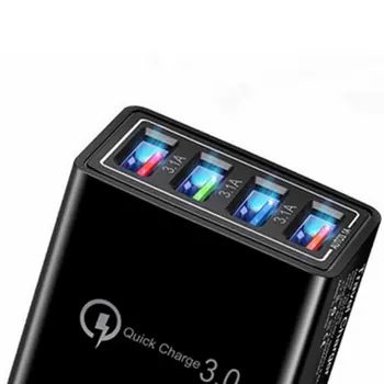 4-USB Port Värviline Laadija Reisi Laadimine Pea Induktsioon Laadija USB-Kiire Mobiilne Telefon Telefoni Laadija Adapter