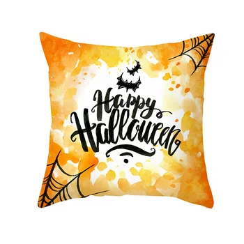 45*45cm Halloween Puuvill Diivan Istmepadi Cartoon Kõrvits Padjapüür Viska Padi Auto Diivanil Teenetemärgi Padi Jaoks elutuba