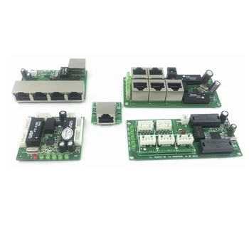 5 pin ethernet switch circuit board moodul 10/100mbps 5port switch PCBA juhatuse OEM Emaplaadi ethernet switch 5 RJ45