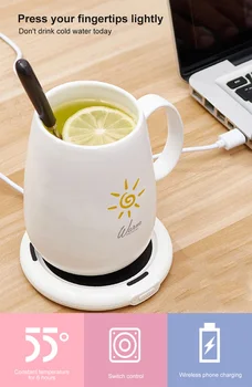 55 ° soojenemise cup pad-USB-pidev temperatuur piima kütteseade kütte baas, Soe Vesi Cup Pad