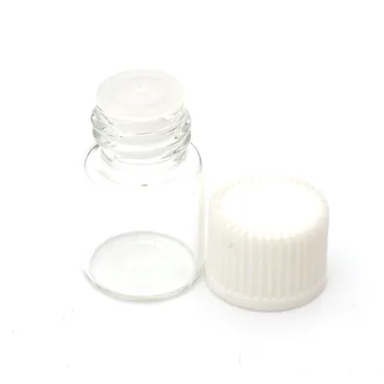 5tk Mini Selge 2ml Klaasist Pudel, millel Ava Reduktor Väike Parfüümi Proovi eeterlik Õli Viaali