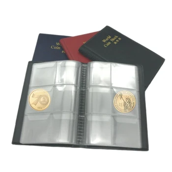 60 Taskud Münte Omanikud Album Raha Korraldaja Ladustamise Kott Müntide Kogumise Album Raamat N7MB