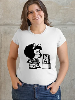 6Xl Mafalda T-Särk Naiste Brasiilia Suvel Harajuku Vabaaja Lühikesed Varrukad Uus Naine Tshirts Camisas Mujer Tüdruk Top Tee Tasuta Shipping