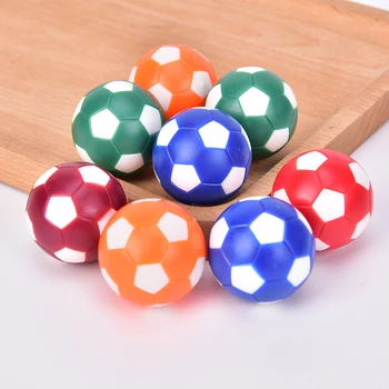 8pcs/komplekt 32mm Mini Värviline Tabel Jalgpall Maahokikepid Asendamine Pallid Laua Mäng Mini Soccer Ball