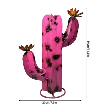 Aias Taimede Cactus Skulptuur Mehhiko Metal Art Metal Aias Skulptuur Decor Kodu Kaunistamiseks Väljas Muru Kaunistused