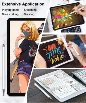 Aktiivne Stylus Pen Mahtuvuslik Puutetundlik Pliiats Samsung Xiaomi HUAWEI iPad Tablet Telefonid iOS Android Pliiats, Joonistus