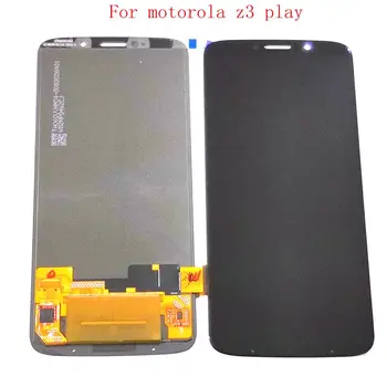 Amoled Motorola Moto Z3 Mängida XT1929 Lcd Display+Touch Klaas, digitizer ekraan assamblee Pantalla must
