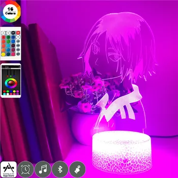 App Kontrolli Kozume Kenma Anime Tähemärki Nightlight 3d Led Värv Changable Lastele Sõpradele Üllatus Kingitused Ürituse Auhinna Kerge