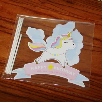 AQ Sünnipäevaks Cartoon Armas Koogikarpides Torukübar Sõidavad Rainbow Unicorn Pilved Beebi Poiss, Tüdruk Partei DIY Teenetemärgi Aastapäeva Cupcake