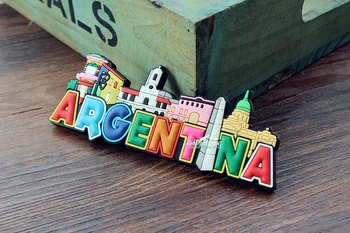 Argentina Turismi Reisi Suveniiride 3D Kummist Külmik Tähed Külmkapp Magnet Armas Kingitus Idee