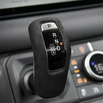 Auto Alcantara Stiilis Gear Shift Knob Kate Sisekujundus jaoks Land Rover Defender 2020 2021