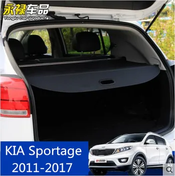 Auto Tagumine Pagasiruumi Security Shield Lasti Ekraani Kilbi varju Kate Sobib KIA Sportage 2011-2017 (Must, beež)