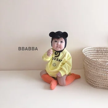 Beebi Bodysuit 2021 Kevadel Laste Riided Imiku Baby Smiley Kirja One-piece Baby Pikkade varrukatega Bodysuit