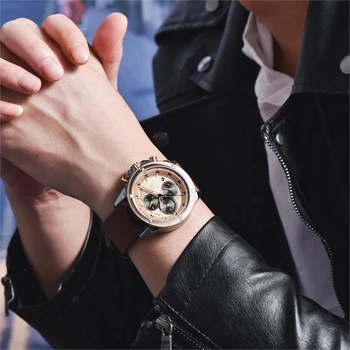 Benyar 2021 Uus Top Brändi Automaatne Veekindel Kell, Meeste Luksuslik Quartz Watch Sõjalise Sport Chronograph Relogio Masculino