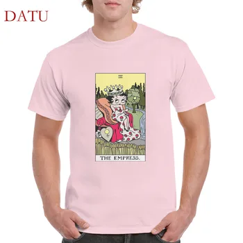 Betty Boop Tarots Keisrinna print t-särk unisex puuvill kawaii koomiks anime graafiline tshirt liiga meeste/naiste T-Särk