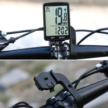 Bike Arvuti Multi Funktsiooni Traadita Jalgratta Spidomeeter Läbisõidumõõdik Jalgrattasõit Tarvikud LCD Ekraan