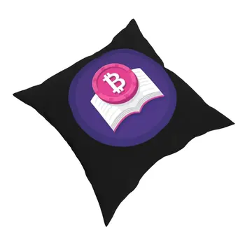 Bitcoin Ja Blockchain Väljavalitu Illustratsioon Blockchain Raamatukest Illustratsioon Padi Kaunistused Padjapüür Kate Diivan