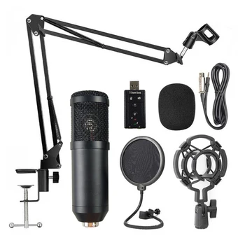 BM800 Professionaalne Peatamise Mikrofoni Komplekt Live Ringhäälingu Salvestis Kondensaator Mikrofoni Komplekt