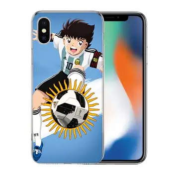 Captain Tsubasa Ozora Genzo Jalgpalli Värvitud Case For iPhone 12 11 Pro X XS MAX XR 7 8 6 6S Pluss 10 Kümme 5S SE 2020 Katta coque