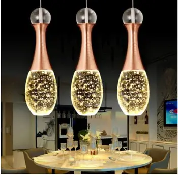 Crystal LED-lühter restoran, baar lühter mood kristall, mull lamp kaasaegne lihtne isiksus
