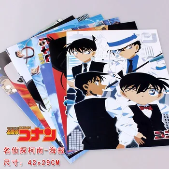Detective Conan Plakatid Komplektis 8 Erinevat Pilte 8pcs/Palju Anime Plakat 42X29CM