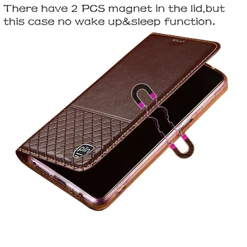 Ehtne Nahk Magnet Telefon Juhtudel Samsung Galaxy Märkus 10 Pluss/Galaxy Märkus 10 Lite/Galaxy Märkus 10 Juhul Kaardi Pesa Tasku