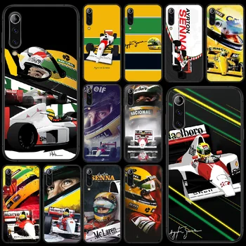 F1 Ayrton Senna Telefoni Puhul XIAOMI MI 8 9 SE Lisa 10 T Lite Pro Max 2 POCO X 3 musta Koorega Trend Kaitseraua Tpü Raku Silikoon