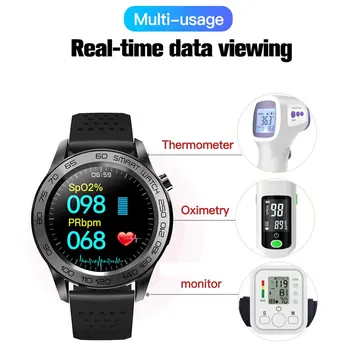 F22U Bluetooth-ühilduva Sport Smart Watch Mehed GPS Fitness Tracker Täis Touch Smart Käevõru Naine Temperatuur Smartwatch
