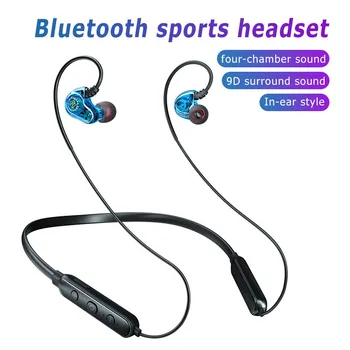 FH-1006 Kõrvaklapid 5.0 Bluetooth Peakomplekt, Kaelus Kõrvaklapid Veekindel Sport Earbud Müra Tühistamises Mic Telefon