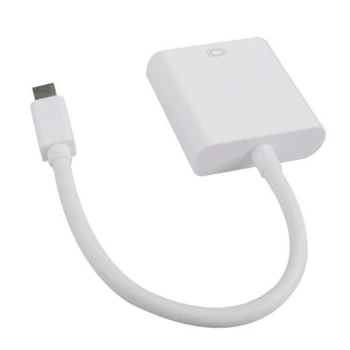 For MacBook Air Pro, iMac, Mac Mini Thunderbolt Mini DisplayPort Display Port, Mini DP To VGA Adapter Kaabel 1080P HDTV Monitor