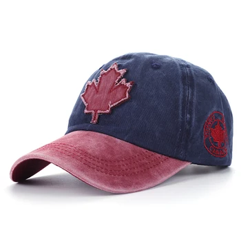 Gorras Hombre Puuvill Kanada Lipu Meeste Baseball Cap Maple Leaf Müts Mens Snapback Luu Reguleeritav Wonmen Isa Müts