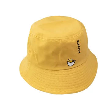 Harajuku Cartoon Prindi Kopp Müts Kalamees Mütsid Vaba Aja Mood Naiste Loomade Tikandid Bob Mütsid Puuvillase Väljas Rannas Päikese Mütsid