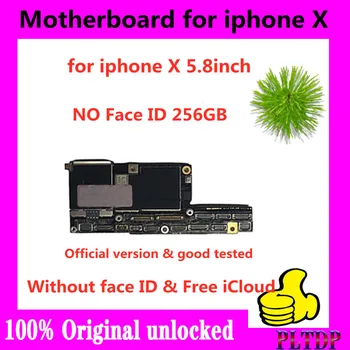 Ilma Face ID, iPhone X Emaplaadi 64GB 256GB Algse Lukustamata iPhone X Loogika Juhatuse Kiibid Hea kvaliteet
