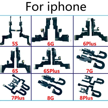 IPhone 5S 6G 6 6S 7 8 Plus 7G 8G Eesmine Kaamera Flex Cable Moodul Ees Väike Camer Kerge Proximity Sensor Asendamine