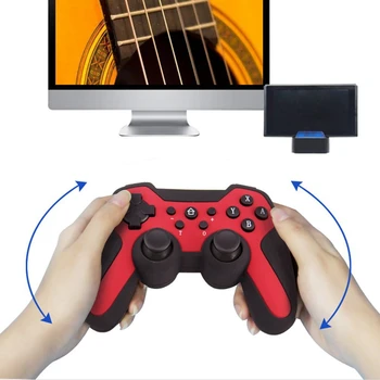Juhtmevaba Kõik-Ühes-koos Telje Dual Vibration Mäng Konsooli Gamepad Ergonoomiline Disain, Vastupidav Game Controller