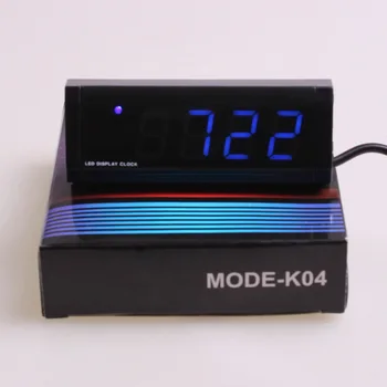 K04 auto elektrooniline kell auto termomeeter helendav kella
