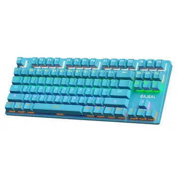 K300 Roheline Telg Sinine Lüliti 87-sisestage Wired Gaming Klaviatuuri Mängu Sülearvuti PC Mängude Mehaanilise Klaviatuuri Ühiselamu