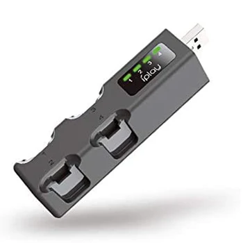 Kaasaskantav Mini-USB-Hub Juhtmeta Laadija Neli Laadimine tugijaama Omanik NS Lüliti JoyCon Mäng Käepide Tarvikud