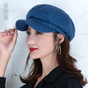 Kagenmo 2019 Sügis Naiste Müts Lühike Nokk Lady Fashion Kõik-Mängu Puuvill Päike Müts Vaba Aja Veetmise Riie Müts