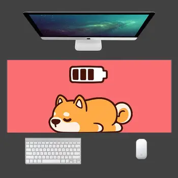 Kawaii on Corgi gaming pc Mouse pad matid arvuti hiire matt mousepad rgb mängija tarvikud mouse pad xxl padjad anime mausepad